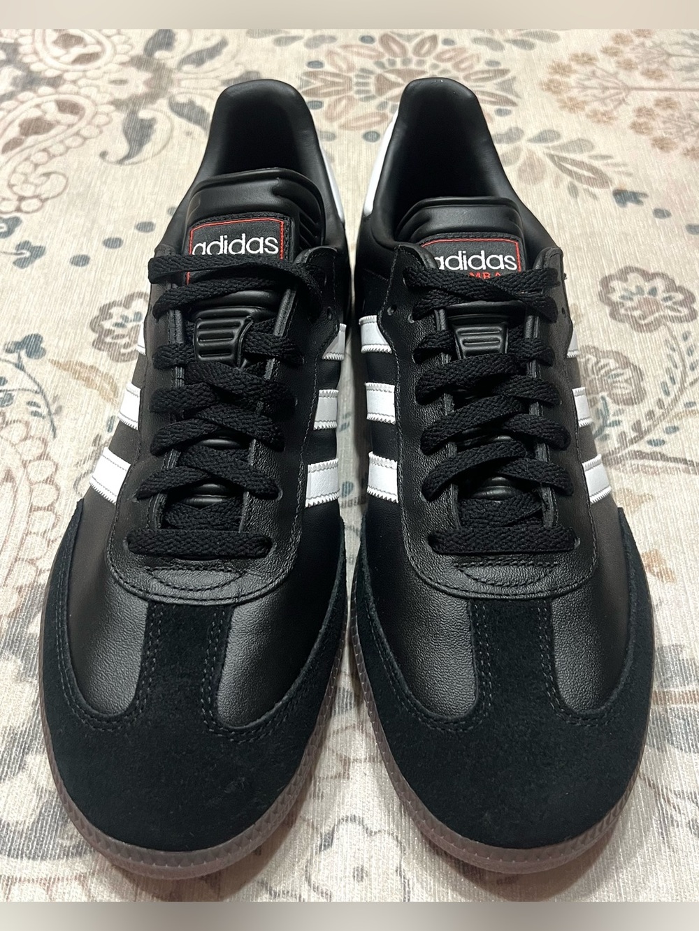 NWOT Adidas SAMBA Indoor Soccer Shoes Sneakers Black / White Size 11.5 - Picture 5 of 10